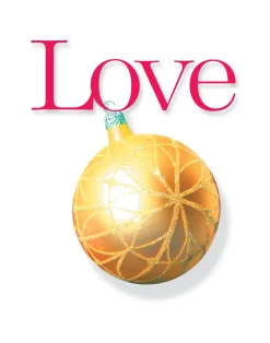 Outlet Love Ornament Christmas Holiday Wall Decor Art Print Wall