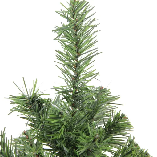 Best Mini Canadian Pine Medium Artificial Christmas Tree with Faux Wood Base - 18" - Unlit Unlit