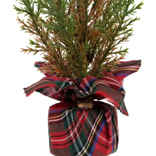 Clearance Mini Cedar Artificial Christmas Trees - 10" - Set of 3 Unlit