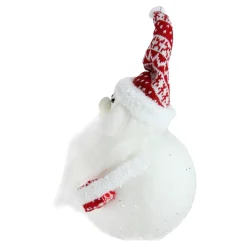 Clearance Nordic Noah Santa Gnome Christmas Figure - 9.25" - Red and White Gnomes