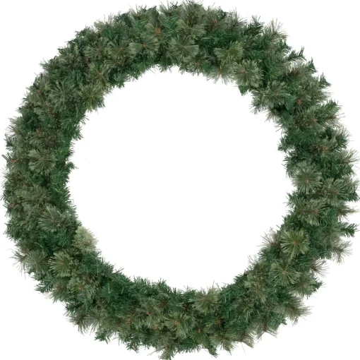 New Oregon Cashmere Pine Artificial Christmas Wreath, 48-Inch, Unlit Unlit