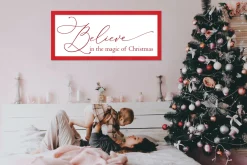 Outlet Oversize Believe in the Magic of Christmas 19