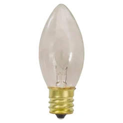 Hot Pack of 4 Clear C9 Transparent Christmas Replacement Bulbs Replacement Bulbs
