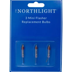 Pack of 3 Clear Flasher Christmas Replacement Bulbs, 2.5 Volts Replacement Bulbs