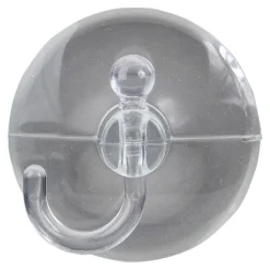Sale Pack of 2 Clear Large Hanging Christmas Suction Cup Hooks 2.5" Storage