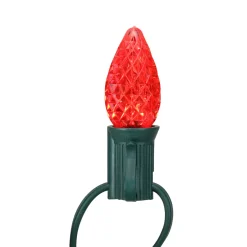 Discount Pack of 25 Faceted C7 LED Multi-Color Christmas Replacement Bulbs Replacement Bulbs