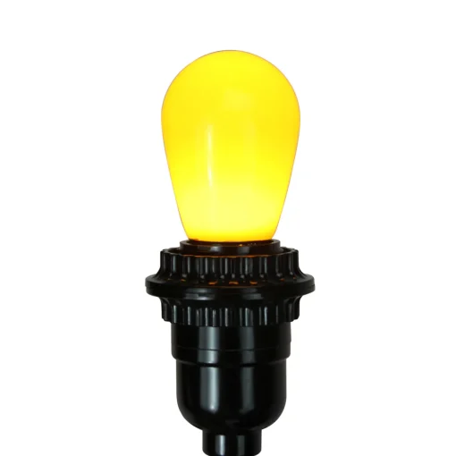 Best Pack of 25 Opaque LED S14 Multi-Color Christmas Replacement Bulbs Replacement Bulbs