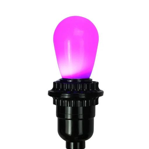 Best Pack of 25 Opaque LED S14 Multi-Color Christmas Replacement Bulbs Replacement Bulbs