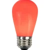 Best Pack of 25 Opaque Red LED S14 Christmas Replacement Bulbs Replacement Bulbs