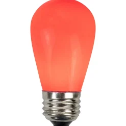 Best Pack of 25 Opaque Red LED S14 Christmas Replacement Bulbs Replacement Bulbs