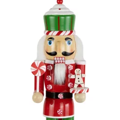 Sale Peppermint Candy Nutcracker Christmas Figure - 15
