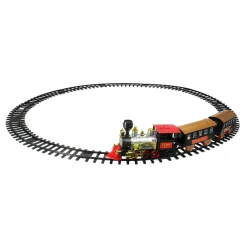 17-Piece Battery Operated Lighted & Animated Classics Train Set with Sound Trains