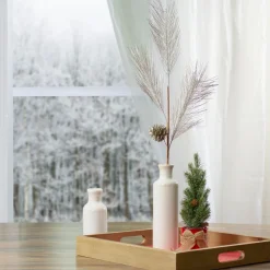 Clearance Pine Needles with Pinecones Artificial Christmas Spray - 29" - Gold Sprays, Picks & Branches