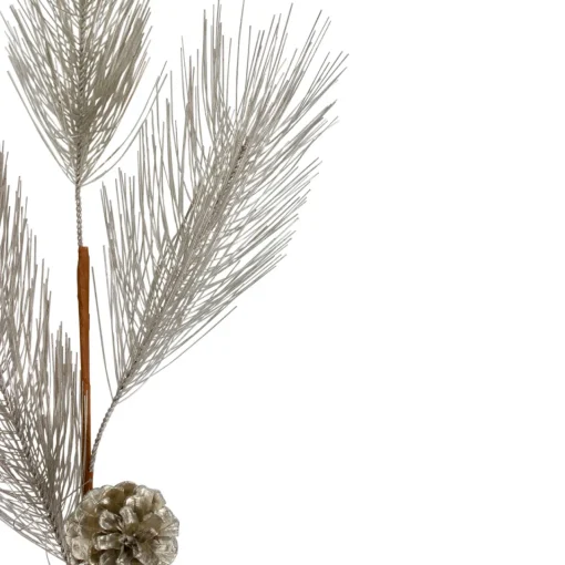 Clearance Pine Needles with Pinecones Artificial Christmas Spray - 29" - Gold Sprays, Picks & Branches