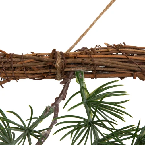 Clearance Pine Sprigs with Pine Cones Christmas Swag Wall Hanging- 27.5" Sprays, Picks & Branches