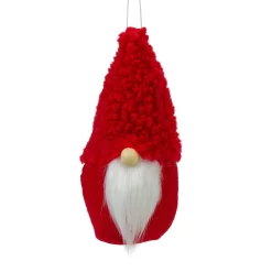 Outlet Plush Gnome Christmas Ornament - 7" - Red Gnomes