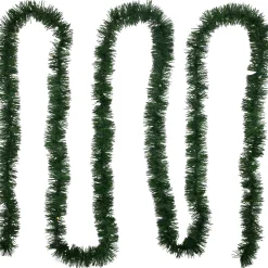 Online Pre-Lit Battery Operated Pine Christmas Garland - 18' x 3" - Warm White LED Lights Pre Lit