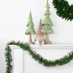 Online Pre-Lit Battery Operated Pine Christmas Garland - 18' x 3" - Warm White LED Lights Pre Lit