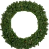 Pre-Lit Canadian Pine Artificial Christmas Wreath - 48" - Multicolor Lights Pre Lit