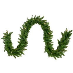 Online Pre-Lit Eastern Pine Artificial Christmas Garland - 9' x 12" - Clear Lights Pre Lit
