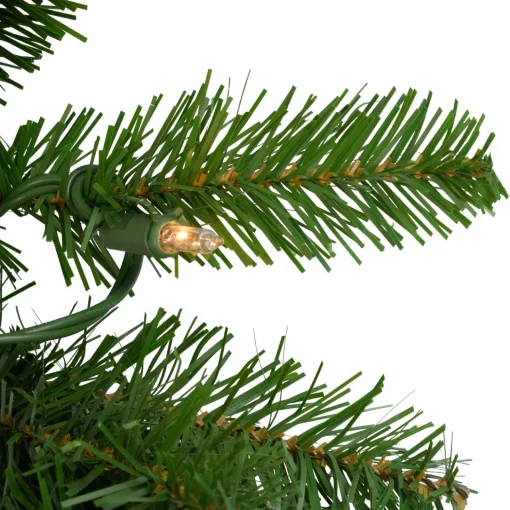 Online Pre-Lit Eastern Pine Artificial Christmas Garland - 9' x 12" - Clear Lights Pre Lit