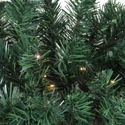 Clearance Pre-Lit High Sierra Pine Commercial Artificial Christmas Wreath - 8' - Warm White Lights Commercial
