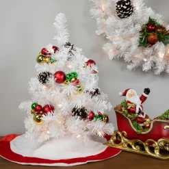 Online Pre-Lit Medium Artificial Christmas Tree - 18" - Clear Lights Pre-Lit