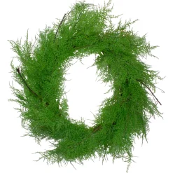 Discount Real Touch™? Artificial Cedar Christmas Wreath - 24" - Unlit Unlit