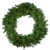 Online Real Touch™? Pre-Lit Canyon Pine Mixed Artificial Christmas Wreath - 48" - Clear Lights Pre Lit