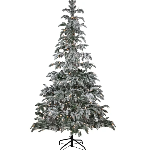 Sale Real Touch™? Pre-Lit Full Flocked Whistler Noble Fir Artificial Christmas Tree - 6.5' - Clear Lights Pre-Lit