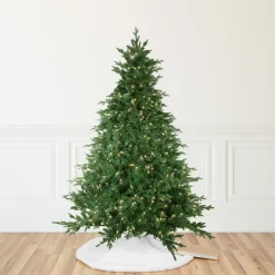 Sale Real Touch™? Pre-Lit Full Minnesota Balsam Fir Artificial Christmas Tree - 6.5' - Warm White LED Pre-Lit