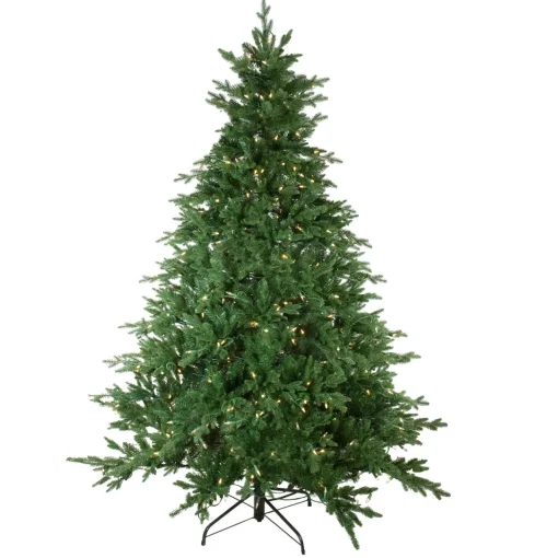 Sale Real Touch™? Pre-Lit Full Minnesota Balsam Fir Artificial Christmas Tree - 6.5' - Warm White LED Pre-Lit
