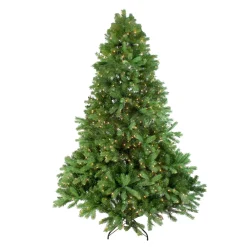 Best Real Touch™? Pre-Lit Full Noble Fir Artificial Christmas Tree - 7.5' - Clear Lights Pre-Lit
