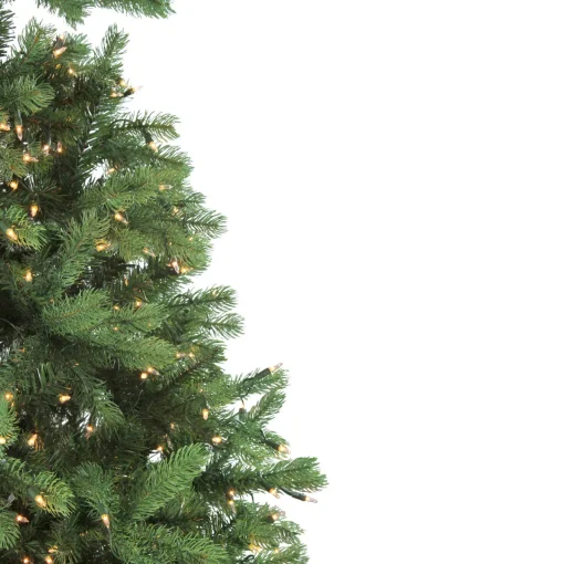 Best Real Touch™? Pre-Lit Full Noble Fir Artificial Christmas Tree - 7.5' - Clear Lights Pre-Lit