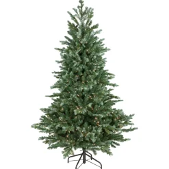New Real Touch™? Pre-Lit Medium Blue Spruce Artificial Christmas Tree - 6' - Clear Lights Pre-Lit