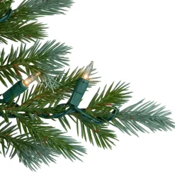 New Real Touch™? Pre-Lit Medium Blue Spruce Artificial Christmas Tree - 6' - Clear Lights Pre-Lit