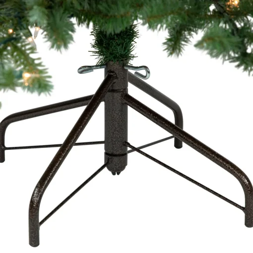 New Real Touch™? Pre-Lit Medium Blue Spruce Artificial Christmas Tree - 6' - Clear Lights Pre-Lit