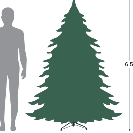 Clearance Real Touch™? Pre-Lit Medium Mixed Winter Berry Pine Artificial Christmas Tree - 6.5' - Clear Lights Pre-Lit