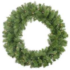 Online Real Touch™? Pre-Lit Noble Fir Artificial Christmas Wreath - 30" - Clear Lights Pre Lit