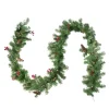 Online Real Touch™? Pre-Lit Noble Fir with Berries Artificial Christmas Garland - 9' x 10" - Clear Lights Pre Lit