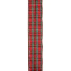 Best Red and Blue Plaid Wired Christmas Craft Ribbon 2.5" x 10 Yards Ribbons & Bows
