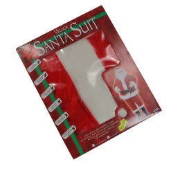 Sale Red and White Plush Velour Santa Claus Women Christmas Costume Suit - Standard Size Costumes