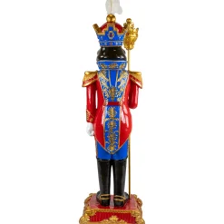 Online Regal Commercial Christmas Nutcracker Soldier with Scepter - 6.5' - Red and Blue Nutcrackers