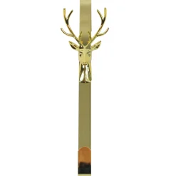 Best Reindeer Over the Door Christmas Wreath Hanger - 15.25" - Gold Wreath Storage & Accessories