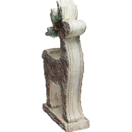 Best Rustic Woodland Reindeer Statue Christmas Figure - 19" - Brown Animals
