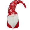 Hot Santa Gnome with Snowflake Hat Christmas Figure - 8" - Red Gnomes