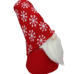 Hot Santa Gnome with Snowflake Hat Christmas Figure - 8