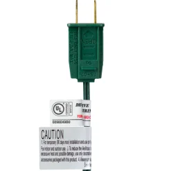 Set of 25 C7 Clear Christmas Lights - 24 ft Green Wire C7 & C9 Lights