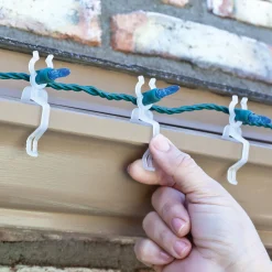 Discount Set of 50 Clear Outdoor Universal Christmas Light Clips - 3.5" Accessories