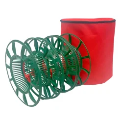 Best Set of 3 Jumbo Christmas Light Reels with Storage Bag 12.5" Accessories